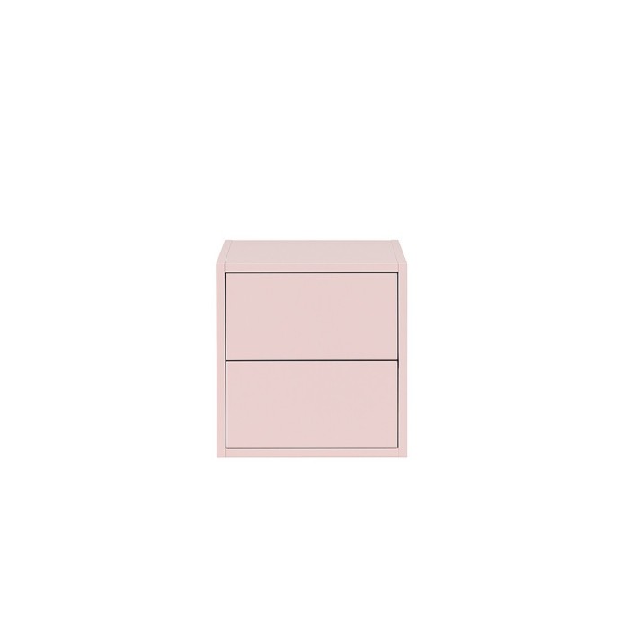 Boxie 2 fi&oacute;kos fali szekr&eacute;ny 40x40x37 cm pink