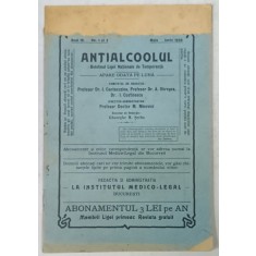 ANTIALCOOLUL , BULETINUL LIGEI NATIONALE DE TEMPERANTA , NR. 1-2 , 1908