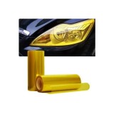 Rola folie protectie faruri/stopuri material TPH Galbena PREMIUM cu functie de regenerare 0,6x10m Cod: LM-TPH06