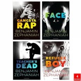 Set 4 Carti Benjamin Zephaniah: Gangsta Rap, Face, Teacher's Dead, Refugee Boy
