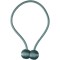 Magnet decorativ pentru perdele si draperii, tip snur, poliester, 44 cm, verde, turcoaz