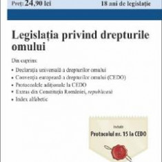 Legislatia privind drepturile omului Act. 15.10.2021