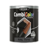 Cumpara ieftin Vopsea alchidica Rust-Oleum CombiColor Gri Antracit RAL7016, lucios, 750ml, metal interior/exterior, protectie 10 ani