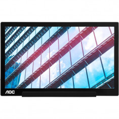 Monitor LED AOC Portabil I1601P 15.6 inch FHD IPS 5 ms 60 Hz USB-C