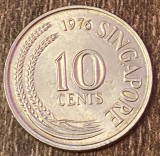 C50 - Moneda foarte veche - Singapore - 10 centi - 1976