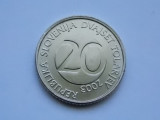 20 TOLARJEV 2003 SLOVENIA-UNC, Europa