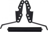 Suport telefon/navigatie pentru motocicleta NUVOKIM, aliaj, negru, 16 x 13 x 3 cm