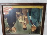 reclama ,afis ORIGINAL ,film american ,Stan Laurel si Oliver Hardy.ORPGINAL .SUA. 80 ANI VECHIME
