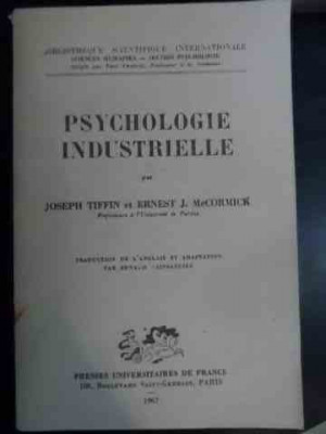 Psychologie Industrielle - Joseph Tiffin, Ernest J. Mccormick ,540652 foto