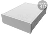 Carcasă aluminiu roșu HAMMOND 1455 cu panou 165x220x51mm