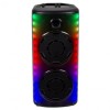 Boxa Portabila V-TAC 2x8&quot; 65W RMS, Bluetooth, FM, AUX, USB, Microfon, Telecomanda, Baterie 2400mAh, Negru