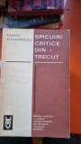 Spicuiri critice din trecut - Romeo Alexandrescu