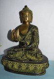 Superba sculptura din bronz masiv Budhha
