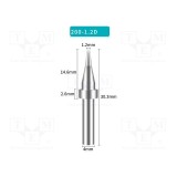 V&acirc;rf şurubelniţă 1,2mm SHENZHEN BAKON pentru staţie de lipit