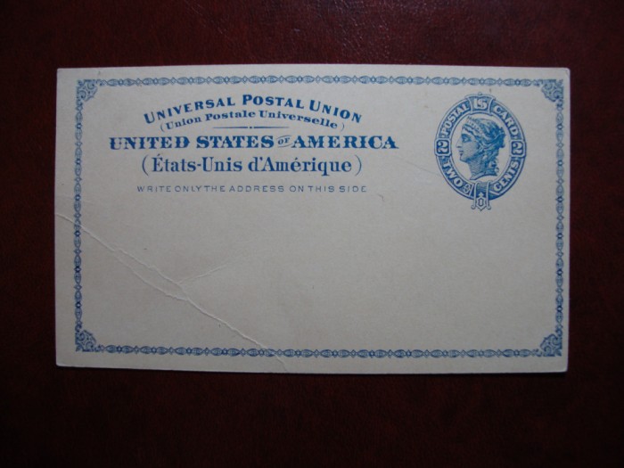 CARTE POSTALA SUA
