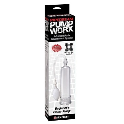 Pompa Penis Vacuum Works Clear + Inel Penis foto