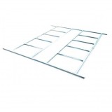 Fundatie metalica cadru otel zincat 0.6mm pentru magazie de gradina 312x257x212cm