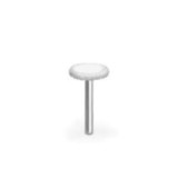 Raspel Rotosaw diametru 16 mm coada 3,2mm, Granulatie Saburr Foarte FINA - Alba