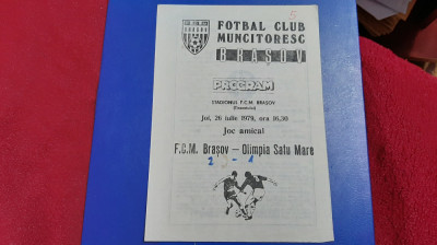 program FCM Brasov - Olimpia SM foto