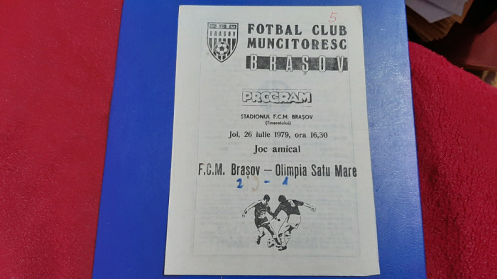 program FCM Brasov - Olimpia SM