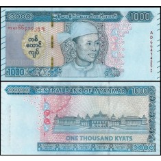 Myanmar 2019 - 1000 kyats, necirculata