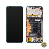 Display cu Touchscreen Honor 50 Lite cu Rama si Acumulator Albastru (Deep Sea Blue) Service Pack 02354FMW