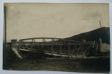 Fotografie Petroșani pod explodat, Alb-Negru, Romania 1900 - 1950