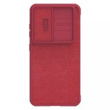 Nillkin - Qin Leather PRO Case - Samsung Galaxy S23 Plus - Red