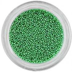 Perle decorative 0,5mm - verde mentă