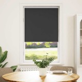 VidaXL Jaluzea cu role opace negru 85x150 cm lățime material 80,7 cm