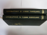 Literatura Si Limba Populara 1-2 - Miron Pompiliu ,550646