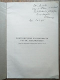 Remus Caracas(dedicatie/ semnatura- Biografia lui Gr. Alexandrescu, 1931