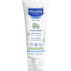 Crema pentru Fata, Mustela, Hydra Bebe, cu Extras de Avocado Organic, Efect Hidratant, 40ml