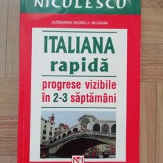 Italiana Rapida-progrese vizibile in 2-3 saptamani-Alessandra Chiodelli,McCavana