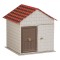 Cutie Organizatoare Birou, Model Casă, Multicolor, 15.5x15x17cm, Compartimente Multiple