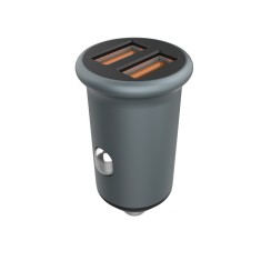 Mini incarcator auto Huawei Fast Charge ColorWay, USB, gri foto