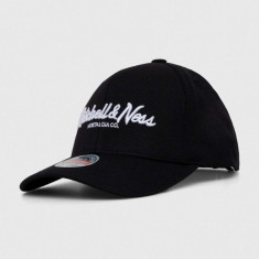 Mitchell&Ness șapcă din amestec de lână culoarea negru, cu imprimeu