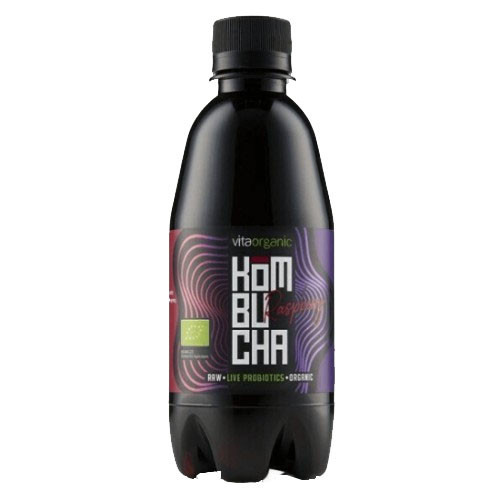 Kombucha cu Zmeura Bio 330 mililitri Vitaorganic