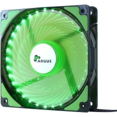 Ventilator Inter-Tech Argus L-12025 Green LED Fan foto