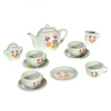 Set Ceai Porțelan, 13 Piese, Multicolor, Pentru Copii, V&acirc;rsta 3+ Ani, Oem