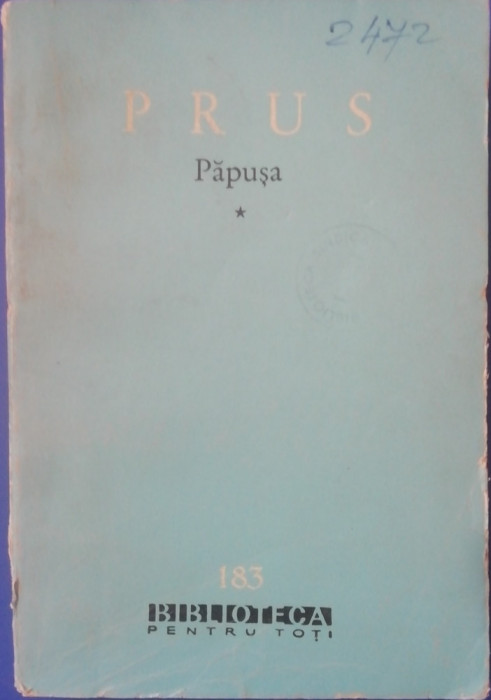 myh 48f - BPT - Prus - Papusa - volumul 3 - ed 1963
