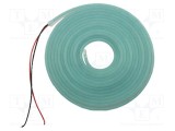 Banda LED NEON Albastru Ice Blue 2835 120 LED/m 6mm IP65 - IPIXEL LED