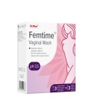 Dr. Max Femtime Vaginal Wash Solutie pentru igiena intima, 3 flacoane + 3 aplicatoare