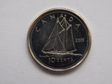 10 CENTS 2001 CANADA-P, America de Nord