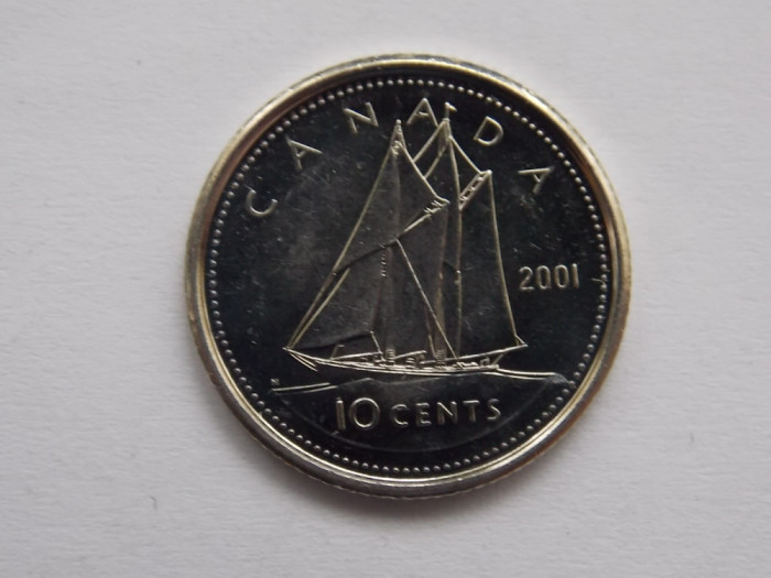 10 CENTS 2001 CANADA-P