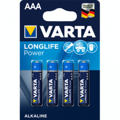 VARTA Longlife Power LR03 / AAA / R03 / MN 2400 1.5V baterii alcaline Con?inutul pachetului 1x Blister foto