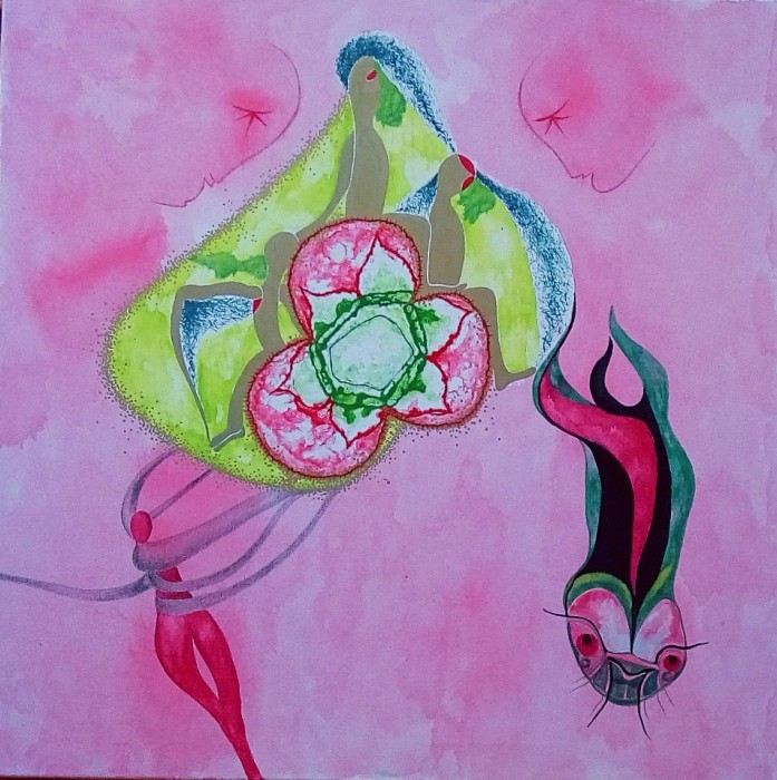 &bdquo;Cu sufletul la gură&rdquo;, 80 cm/ 80 cm