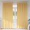 vidaXL Perdele cu perdele 2 pcs Bej 260 x 140 cm Poliester