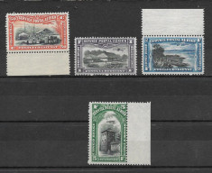 Congo Belgian 1921, serie completa MNH, valoarea de 2F. cu eroare foto
