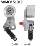 SKF VKMCV 51019 rola intinzator,curea transmisie